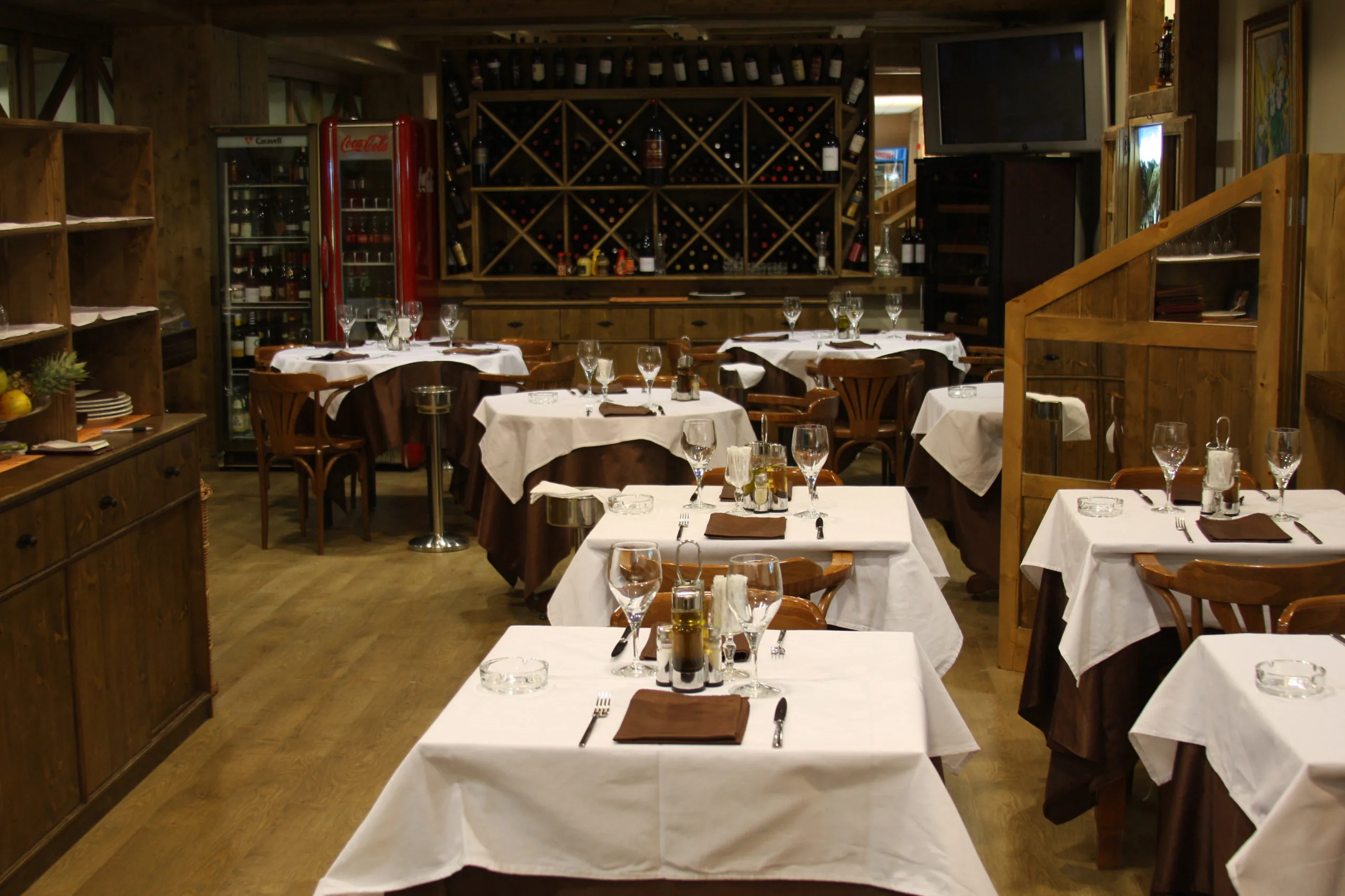 Ambiente do restaurante Cal Silvino